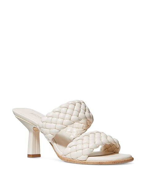 michael michael kors women's amelia high heel sandals|Michael Kors open toe heels.